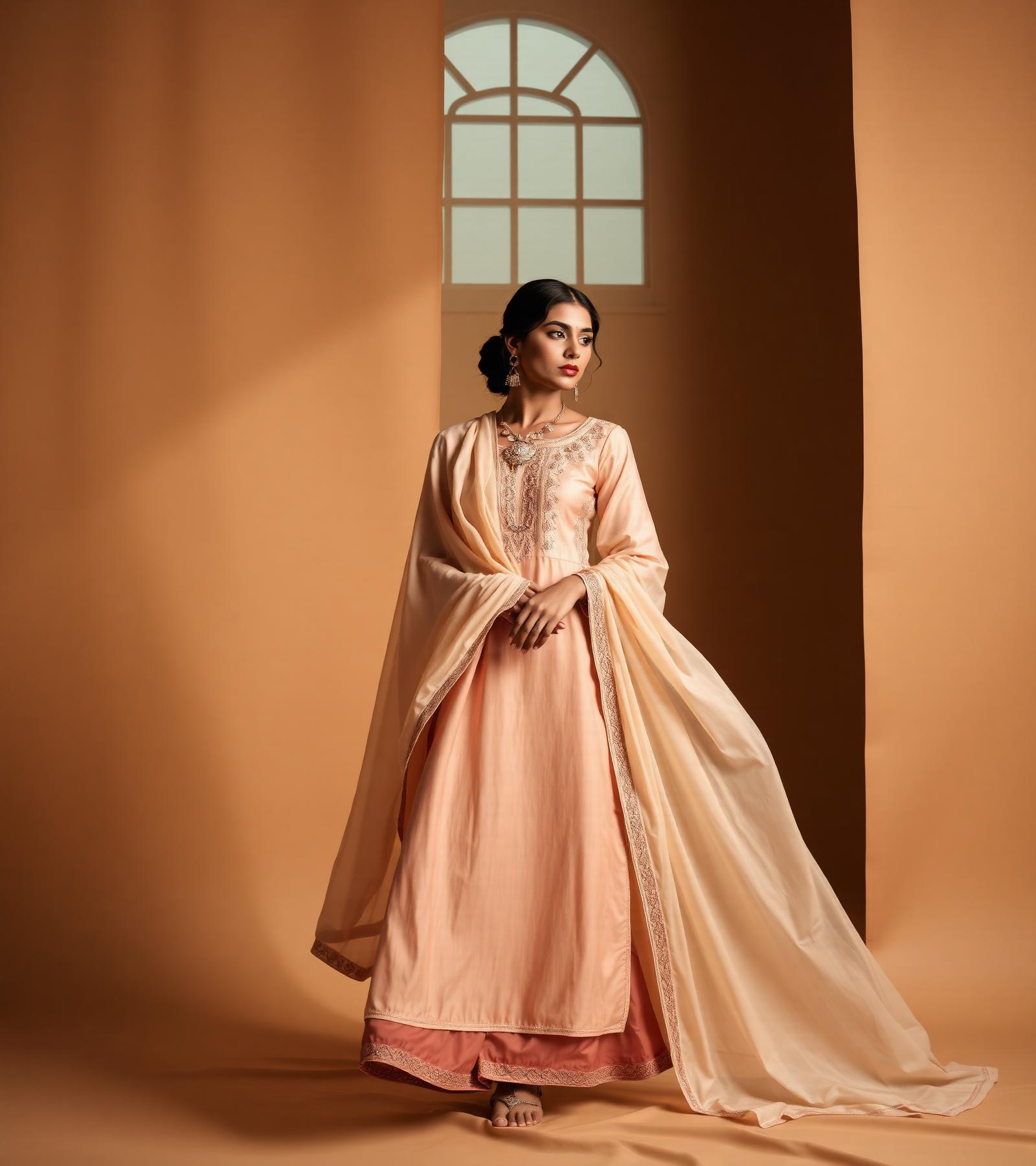 Elegant ethnic silhouette from The Wardrobe
